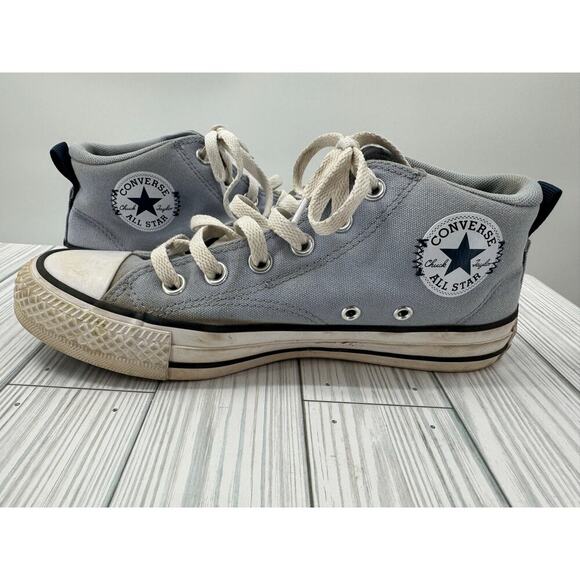 Converse‎ Chuck Taylor All Star Mid GS 'Malden Street - Rainy Daze Blue' Kids 6 - Picture 6 of 10